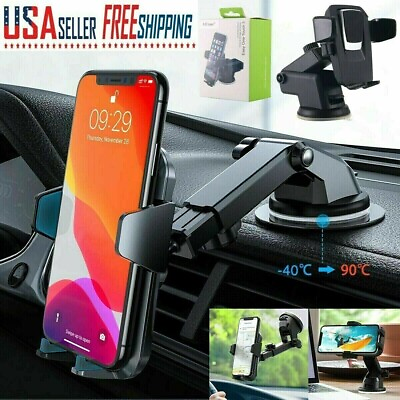 #ad 360° Car Windshield Mount Holder Stand For iPhone Samsung Mobile Cell Phone GPS $5.95