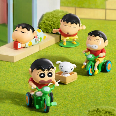 #ad Crayon Shin Chan Dynamic New Life Blind Box Action Figures Clockwork Toys Gifts $26.13