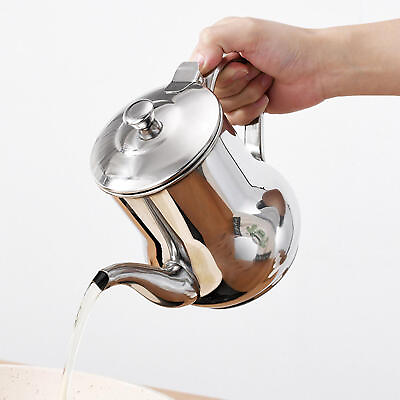 #ad Stainless Steel Oil Filter Separator Pot Jar Strainer Can Kitchen Home Tool $16.19