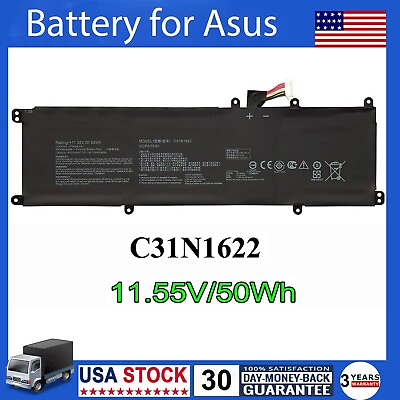 #ad C31N1622 Battery 50Wh For Asus ZenBook UX3430UA UX530U U5100U UX530UX UX530UQ US $19.55