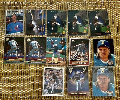 #ad Randy Johnson 13 Card Lot The Unit Including RC $4.99