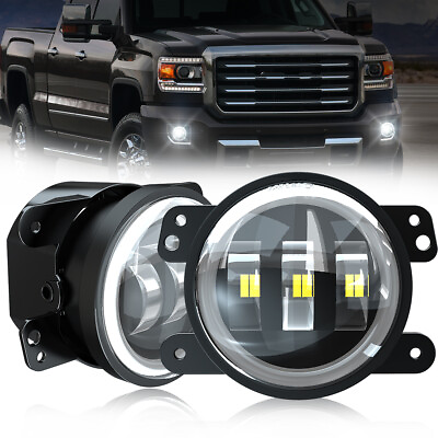 #ad For 2014 2018 Toyota Runner 4quot; Inch LED FOG Lights Front Bumper Driving Lamps $62.69