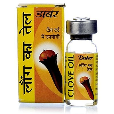 Dabur clove oil Reduces toothache and sore gums pack of 5 x 2ml Long Expiry $10.35