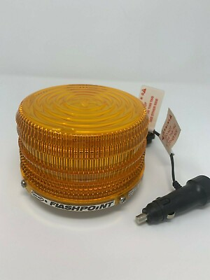 #ad SHO ME FLASHPOINT 360 LED BEACON MAGNETIC MOUNT AMBER LANDSCAPING TRUCKS $60.00