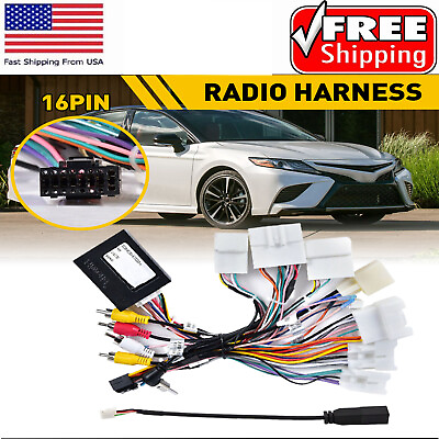 #ad Car Stereo Radio Power Harness Cable Wire For Adapter With JBL AMP Toyota USA $27.59