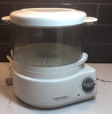 #ad Black amp; Decker Flavor Scenter Handy Steamer Food Rice Cooker Model HS800 Tested $35.00