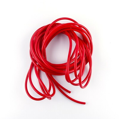 10 Feet 1 8quot; 3mm RED Silicone Vacuum Hose Flexible Intercooler Turbo Pipe Tube $7.50