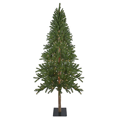 #ad Northlight 7#x27; Pre Lit Alpine Artificial Christmas Tree Clear Lights $223.49
