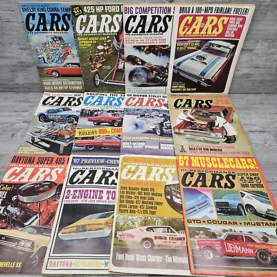 #ad CARS The Automotive Magazine Lot 12 VINTAGE MAGAZINES 1964 1965 1966 $34.99