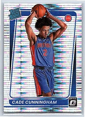 #ad CADE CUNNINGHAM 2021 22 Optic Rated Rookie SILVER PULSAR PRIZM #161 $4.99