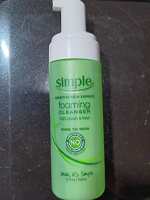 #ad Simple Foaming Facial Cleanser Kind To Skin 5 oz Hypoallergenic discontinued $59.99