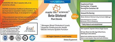 #ad Beta Sitosterol 70% Phytosterol Soy Hair loss Prostate Health Cholesterol $74.26