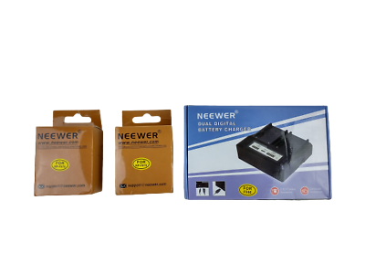 #ad Neewer 10091904 Li ion Replacement Battery For Sony with USB Charger 2 Pack $38.30