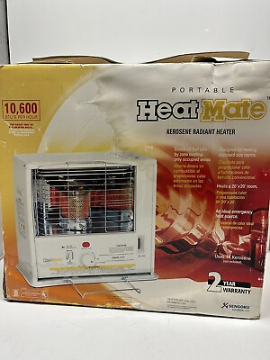 #ad Sengoku HeatMate Economic Indoor Outdoor Radiant Kerosene Space Heater Untested $112.00