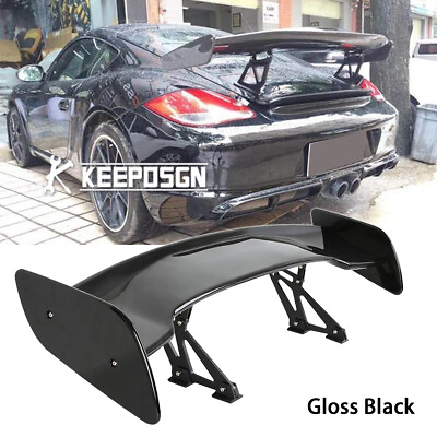 #ad For Porsche 981 987 718 Boxster 46quot; High Stand Rear Trunk Spoiler Racing GT Wing $114.99