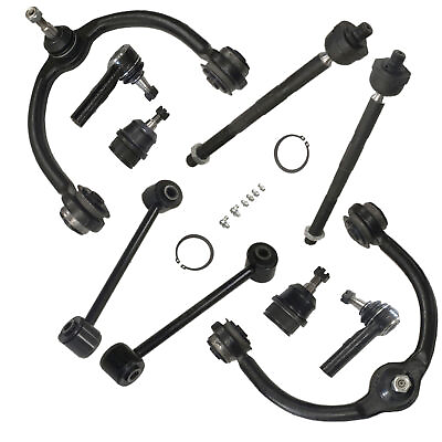 #ad 10PC Front Upper Control Arms Suspension Kit for 2005 2010 Jeep Grand Cherokee $87.99