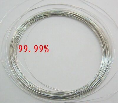 #ad 1pcs 99.99% Purity Platinum Pt Metal Wire Diameter 0.1mm 1mm Flame Reaction $194.39