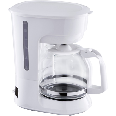 #ad Mainstays White 12 Cup Drip Coffee Maker $15.38