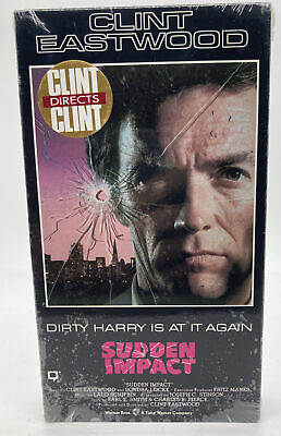 #ad Sudden Impact VHS 1990 Clint Eastwood Brand New Rated R $8.62