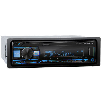 #ad Alpine UTE 73BT Single DIN Car Digital Media Audio Stereo Bluetooth USB MP3 $119.95