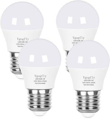 #ad LED Bulb 3W 25 Watt Equivalent Light Bulbs Night Stand Bulb Table Lamp Bulb Warm $14.75