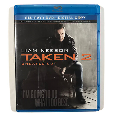 #ad Taken 2 Blu ray DVD 2013 2 Disc Set Digital Copy Used VG I $4.99