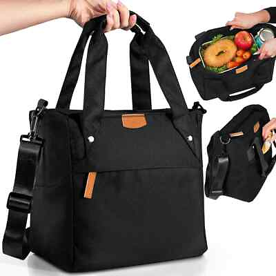 #ad Lunch Bag 11 in Premium Stylish Insulated Lunchbox With BPA Free Lined Interior $18.00