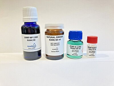 #ad Professional Grade Moebius Watch Oils and Greases in Affordable Small Vials $17.99