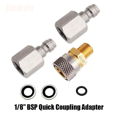#ad PCP Air Filling Quick Connect Adaptor 1 8 BSP with Plugs Fitting Connector $16.40