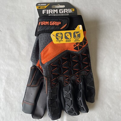 #ad Firm Grip Tough Working Gloves Pro Fit Flex Impact Touch Screen Sz X Large New $12.97