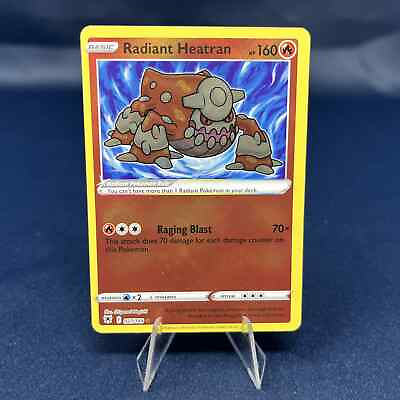 #ad Radiant Heatran 027 189 Astral Radiance Holo Rare Pokemon TCG Card NM $2.50