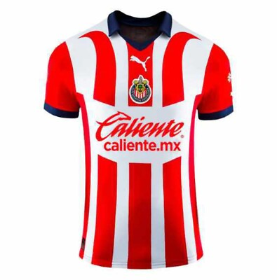 #ad Puma Chivas DG 2023 24 Home Jersey Red White $96.89