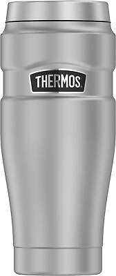 #ad Thermos Stainless King Vacuum Insulated Stainless Steel Tumbler 16oz Silver $17.99