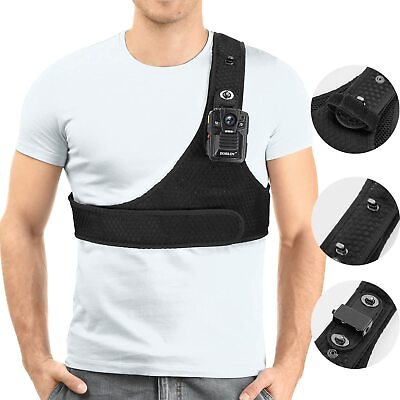 #ad #ad BOBLOV Body Camera Chest Vest Shoulder Single Vest Adjustable All Body Camera $23.65