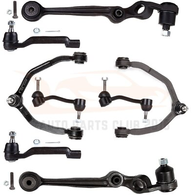 #ad 8x Upper Lower Control Arms Outer Tie Rods For Ford Thunderbird amp; Mercury Cougar $123.49