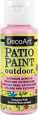 #ad DecoArt Patio Paint 2oz Carnation Pink $9.18