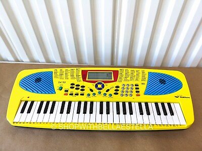 #ad Baldwin DK 50 Portable Yellow Electronic Keyboard Awesome Sound RARE $49.95