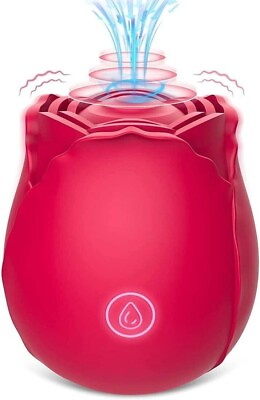 #ad 10 speed Rose Vibrator G spot Dildo Clitoral Sucking For Women Sex Toys $11.99