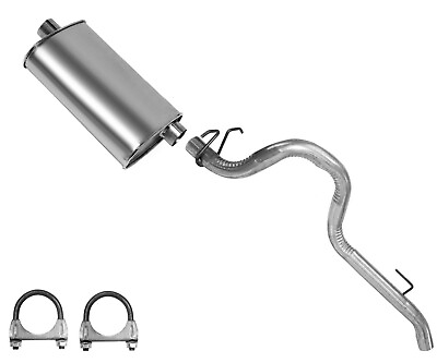 #ad Direct fit cat back muffler tailpipe kit compatible 1987 1995 Wrangler $139.14