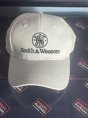 #ad New White Smith amp; Wesson Adjustable Hat $9.99