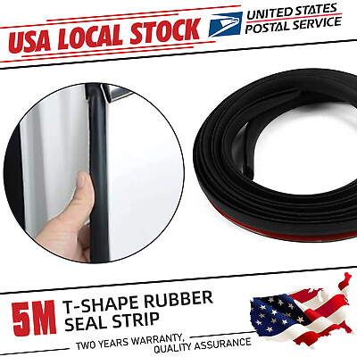 #ad 16Ft T Shape Rubber Car Seal Strip Hood Door Edge Trim For Grand Jeep Cherokee $9.17