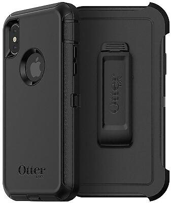 #ad OtterBox Defender Series Case for iPhone Xs amp; X BLACK Screenless Edition New $17.49