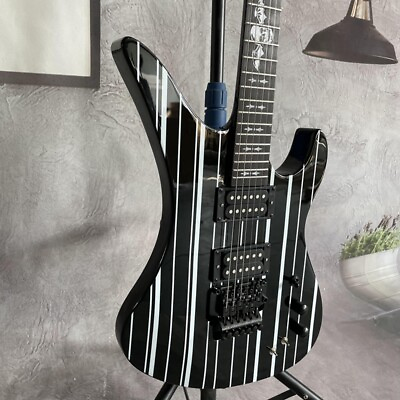 #ad Black Electric Guitar Solid Rosewood Fretboard Black Hardware Open HH Pickups $289.00