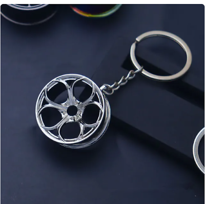 #ad Creative Head Keychain Keyring for Car Key Pendant Keys Holder Rim Wheel M AU $19.99
