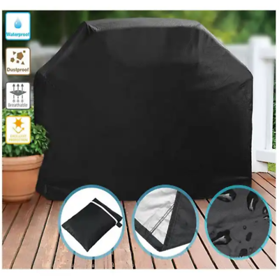 #ad Big BBQ Gas Grill Cover Barbecue Waterproof Outdoor Heavy Duty UV Protection $21.35