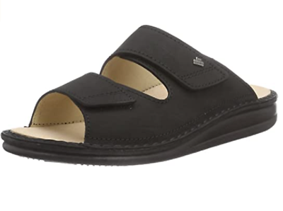 #ad Finn Comfort Mens Riad Open Toe Sandals Black Buggy 1505 NIB $287.99