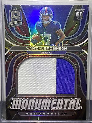 #ad 2022 Panini Spectra Wan’Dale Robinson Monumental RC #MME WDR Hyper Prizm 15 75 $10.00