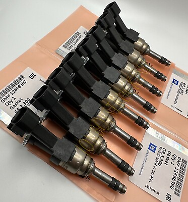 #ad 8pcs Genuine 12668390 GM Fuel Injectors For 14 19 Chevrolet GMC 1500 5.3L FJ1217 $129.99