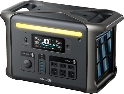 #ad Anker SOLIX F1500 Portable Power Station 1800W Solar Generator 1536Wh Battery $1399.00