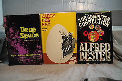 #ad lot vtg old Sci Fi EARLY DEL REY DEEP SPACE THE COMPUTER CONNECTION LUNAR LAND $16.99